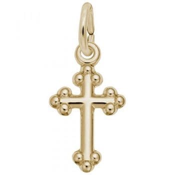 4433 - 242294 - Bottony Cross Accent Charm